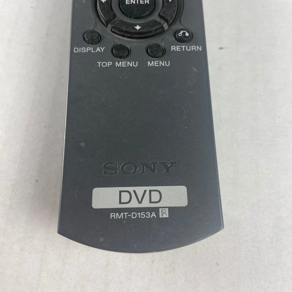 Sony RMT-D153A DVD Player Remote Control Black Replacement